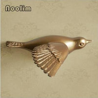 Multi-Color 3D Wall-Mounted Flying Bird Sculpture