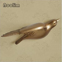 Multi-Color 3D Wall-Mounted Flying Bird Sculpture