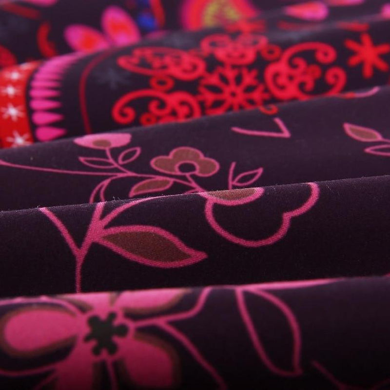 Multi-Color Bohemian Floral Mandala Wall Tapestry