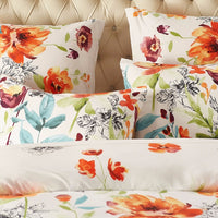 Colorful 2/3-Piece Spring Floral Print Duvet Cover Set