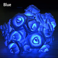 Battery-Power Rose LED Flower String Light