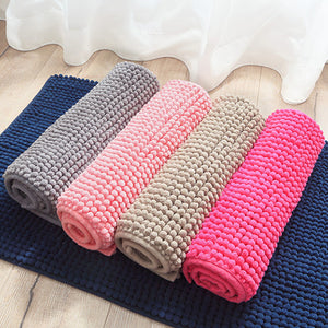 Ultra-Thick Pile Non-Slip Chenille Bathroom Rug Floor Mat