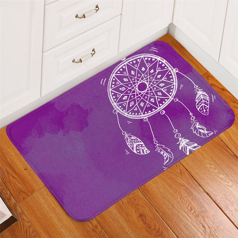Watercolor Dreamcatcher Print Door / Floor Mat