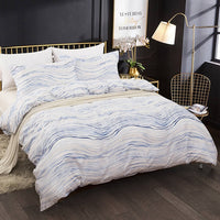 2/3-Piece Abstract Wave Print Duvet Cover Set