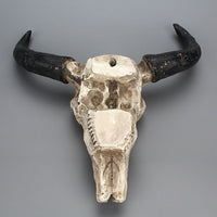 6" Mini Wall-Mounted Resin Longhorn Cow Skull