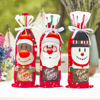 Decorative Christmas Wine Bottle Cover Bag