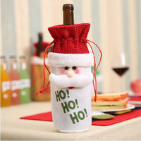 Decorative Christmas Wine Bottle Cover Bag