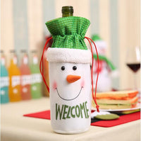 Decorative Christmas Wine Bottle Cover Bag