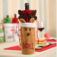 Decorative Christmas Wine Bottle Cover Bag