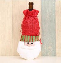 Decorative Christmas Wine Bottle Cover Bag