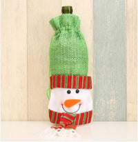 Decorative Christmas Wine Bottle Cover Bag