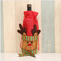 Decorative Christmas Wine Bottle Cover Bag