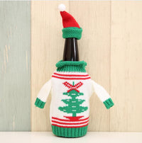 Knitted Ugly Christmas Sweater Beer Coozy