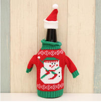 Knitted Ugly Christmas Sweater Beer Coozy