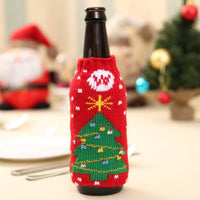 Knitted Ugly Christmas Sweater Beer Coozy
