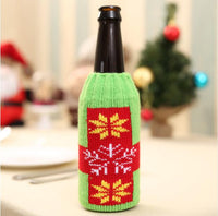 Knitted Ugly Christmas Sweater Beer Coozy