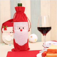 Decorative Christmas Wine Bottle Cover Bag