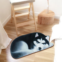 Lazy Sleeping Puppy Dog Shape Floor / Door Mat