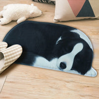 Lazy Sleeping Puppy Dog Shape Floor / Door Mat