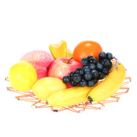 Multi-Shape Rose Gold Stainless Steel Fruit Basket