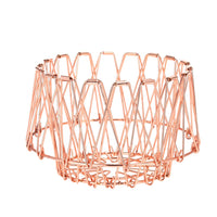 Multi-Shape Rose Gold Stainless Steel Fruit Basket