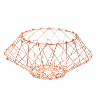 Multi-Shape Rose Gold Stainless Steel Fruit Basket