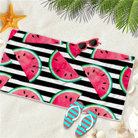 Quick-Dry Fruit Pattern Microfiber Beach Towel