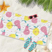 Quick-Dry Fruit Pattern Microfiber Beach Towel