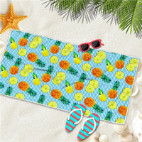 Quick-Dry Fruit Pattern Microfiber Beach Towel