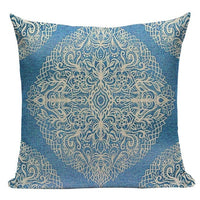 18" Vintage Indian Floral Pattern Throw Pillow Cover