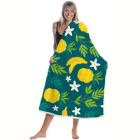 Quick-Dry Banana Pattern Microfiber Beach Towel