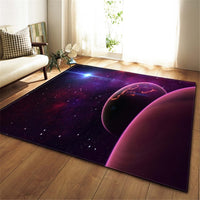 Colorful Space / Galaxy Print Area Rug Floor Mat