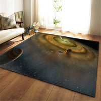 Colorful Space / Galaxy Print Area Rug Floor Mat