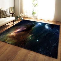 Colorful Space / Galaxy Print Area Rug Floor Mat