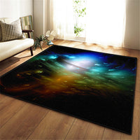 Colorful Space / Galaxy Print Area Rug Floor Mat