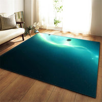 Colorful Space / Galaxy Print Area Rug Floor Mat