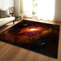 Colorful Space / Galaxy Print Area Rug Floor Mat