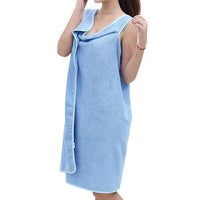 Women's Scoop Top Wearable Bath Towel Wrap