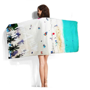 XL Quick-Dry Life Is Better At The Beach Towel