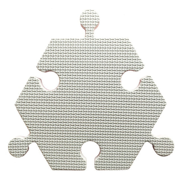 Polygon Puzzle Piece Foam Interlocking Floor Mat