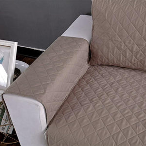 Solid Diamond Quilt Pattern Sofa Couch Protector Cover