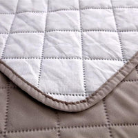 Solid Diamond Quilt Pattern Sofa Couch Protector Cover
