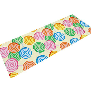 Multi-Color Rainbow Print Floor Runner Mat