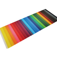 Multi-Color Rainbow Print Floor Runner Mat