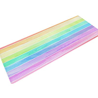 Multi-Color Rainbow Print Floor Runner Mat