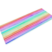 Multi-Color Rainbow Print Floor Runner Mat