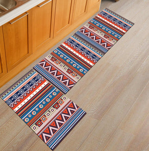 Multi-Color Boho Native Pattern Door Mat / Floor Runner