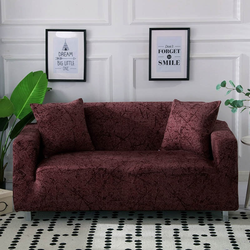 Ink Splatter Texture Pattern Sofa Couch Cover