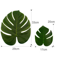 12-Piece Decorative Artificial Palm Leaves