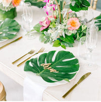 12-Piece Decorative Artificial Palm Leaves